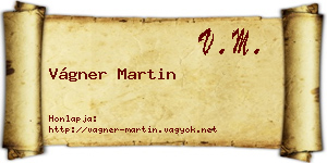 Vágner Martin névjegykártya